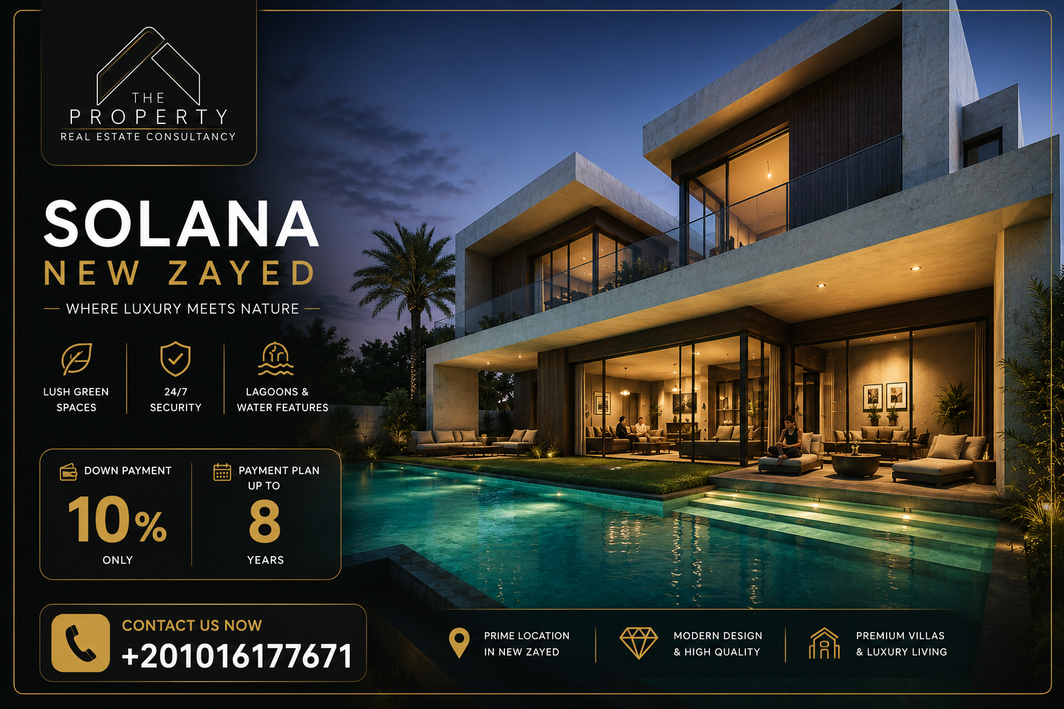 Design of Solana New Zayed Compound
