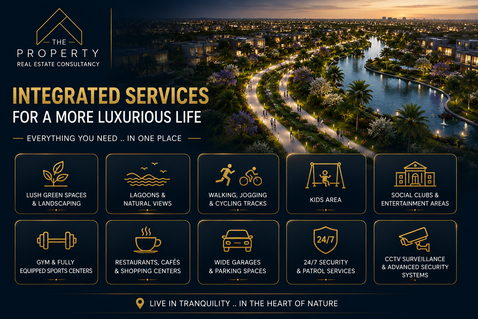 Services & Facilities in Solana New Zayed