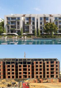 شقه للبيع غرفتين في قلب الشروق في كمبوند ALJAR British District بسعر افتتاحي - Thumbnail 5