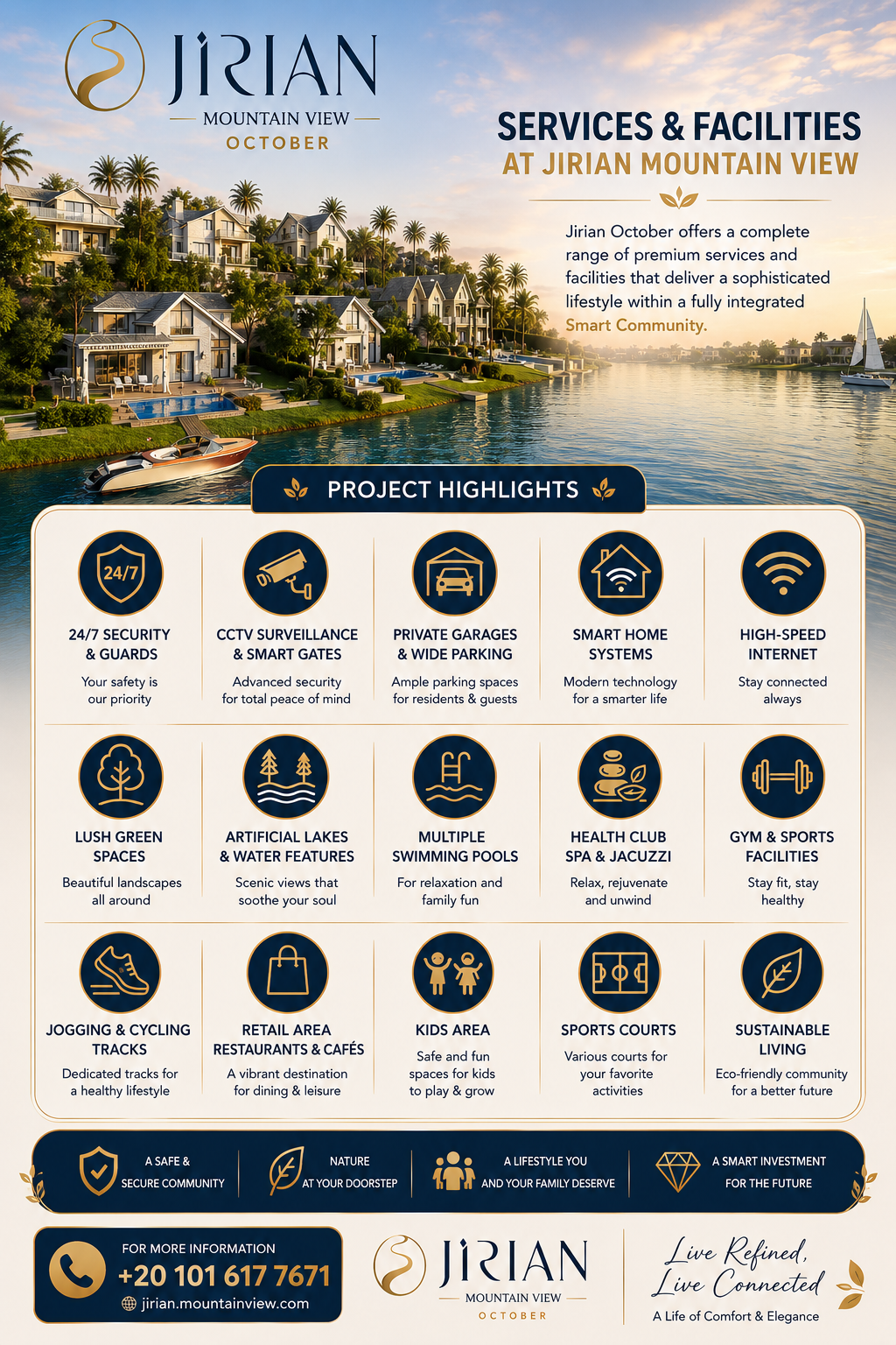 Services & Facilities in Jirian Mountain View