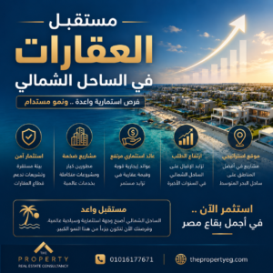 مستقبل الاستثمار العقاري في الساحل الشمالي 2026 | حقائق وأرقام ترسم خريطة المليارات