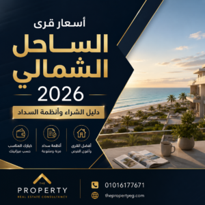 أسعار القري في الساحل الشمالي 2026 | دليل الشراء وأنظمة السداد