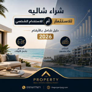 شراء شاليه للاستثمار أم للاستخدام الشخصي؟ دليل شامل بالأرقام 2026