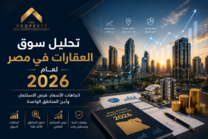 تحليل سوق العقارات في مصر لعام 2026 من ذا بروبرتي