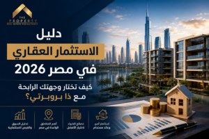 دليل الاستثمار العقاري في مصر 2026 | كيف تختار وجهتك الرابحة مع ذا بروبرتي؟