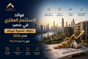 فوائد الاستثمار العقاري في مصر: دليلك لتنمية ثروتك لعام 2026 مع The Property