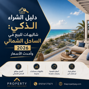 دليل الشراء الذكي: شاليهات للبيع في الساحل الشمالي 2026 وأحدث الأسعار