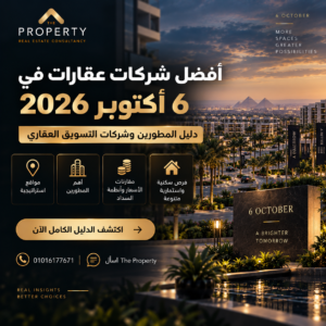 أفضل شركات عقارات في 6 أكتوبر 2026: دليل المطورين وشركات التسويق العقاري