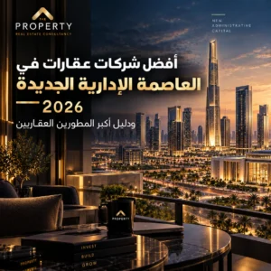 أفضل شركات عقارات في العاصمة الإدارية الجديدة 2026 ودليل أكبر المطورين