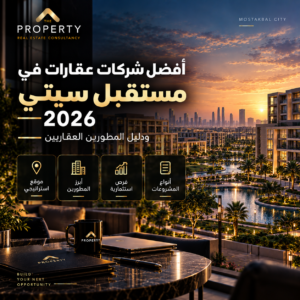 أفضل شركات عقارات في مستقبل سيتي 2026 ودليل المطورين العقاريين