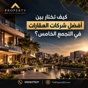 كيف تختار بين أفضل شركات العقارات في التجمع الخامس؟