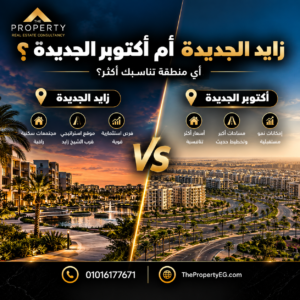 زايد الجديدة أم أكتوبر الجديدة؟ مقارنة شاملة للسكن والاستثمار 2026